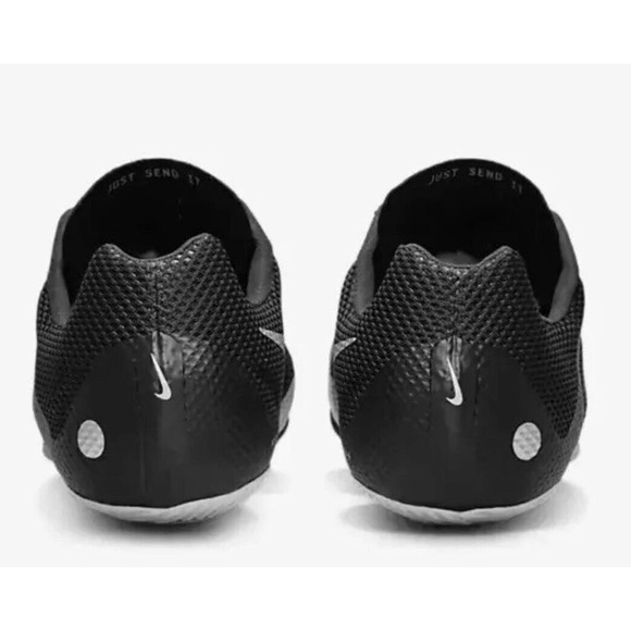 NIKE Black Zoom Rival Sprint Track Spikes Shoes DC8753 New Fast Ship Mens 12 - Picture 11 of 15